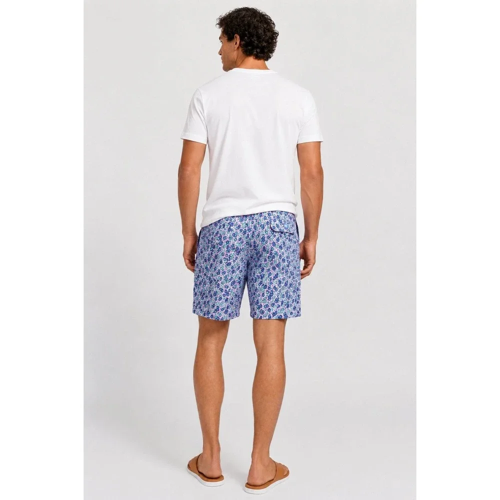 Peter Millar Seaside Collection Shelly Turtle Swim Trunks Men's L 7